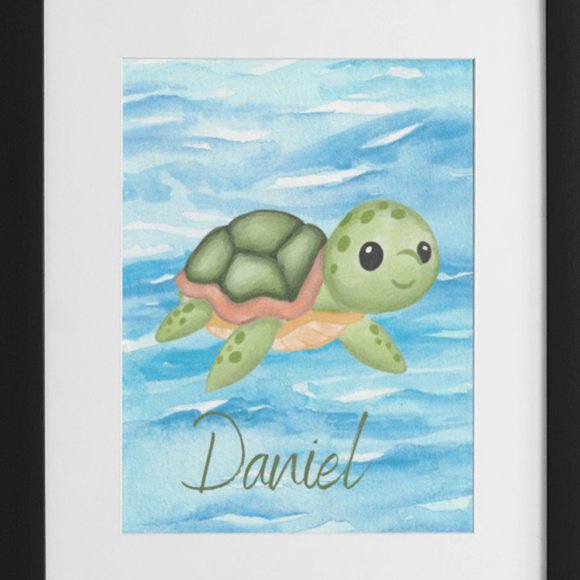 Nursery or Child's Bedroom Personalized Custom Wall Art, 8x10 Unframed - Picture 10 of 11